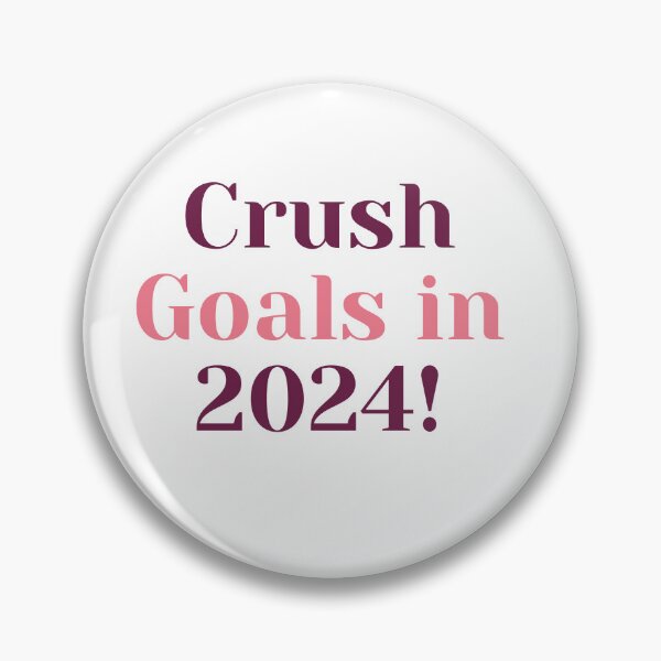 Item preview, Crush Goals In 2024 Motivational Quote Design designed and sold by IndreB.