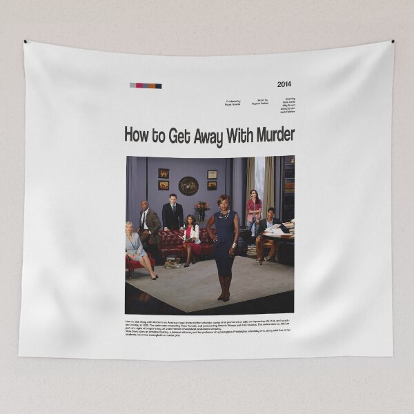 Item preview, How to Get Away with Murder series poster designed and sold by paulrommer.