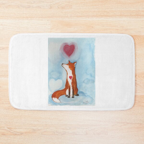 Item preview, Fox love heart designed and sold by Roselyn Snead.