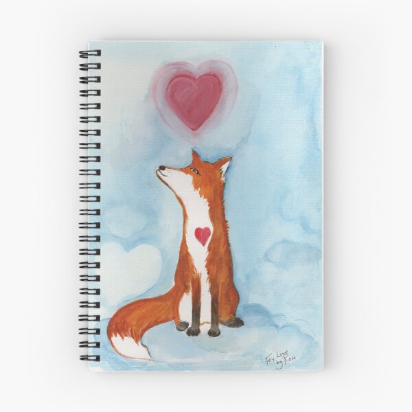 Item preview, Fox love heart designed and sold by Roselyn Snead.