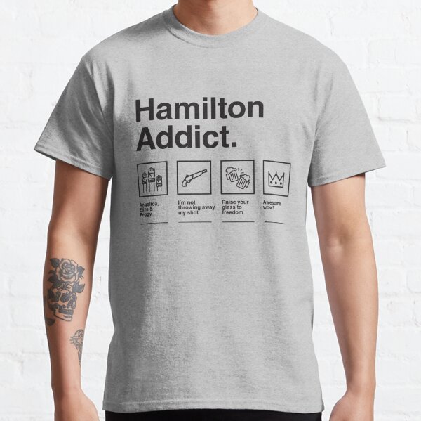 Hamilton & Washington & Jefferson & Lafayette & Burr, sir fun Classic T-Shirt