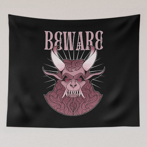 Item preview, Beware The Krampus | Merry Creepy Christmas designed and sold by ObsidianDaz.