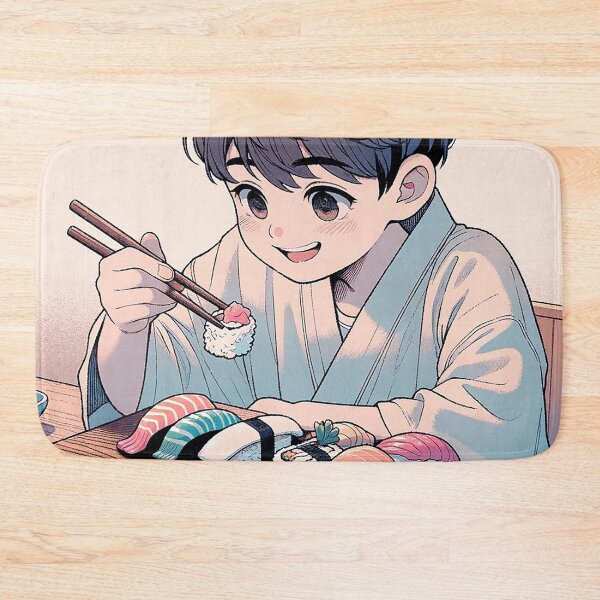 Item preview, Boy eating sushi designed and sold by Hissa-O.