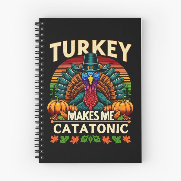 Item preview, Turkey makes me catatonic Funny thanksgiving 2024 family Rainbow  designed and sold by SlocifieShop.