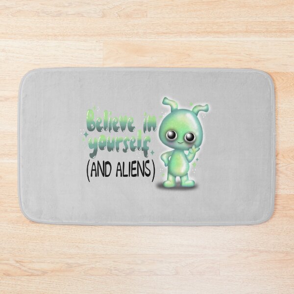 Item preview, Believe in yourself (and aliens) designed and sold by Manxcraft.