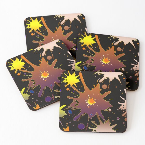 Item preview, Colorful splashes designed and sold by Malik-Designs.