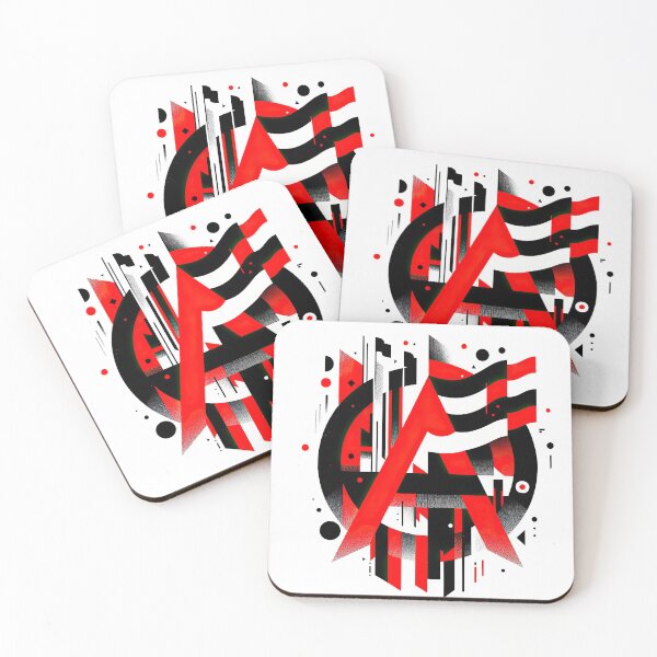 Item preview, Anarchy Aesthetics: Striking Red and Black Abstract Design designed and sold by bsilvia.