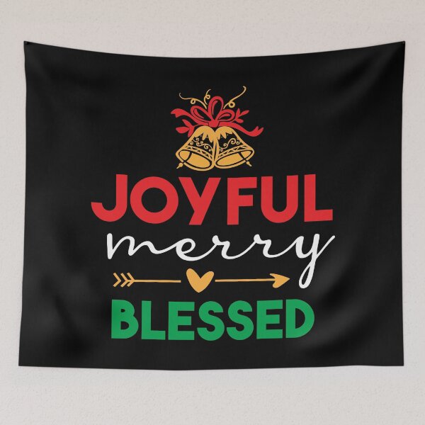 Item preview, Joyful Merry Blessed designed and sold by shopbakas.