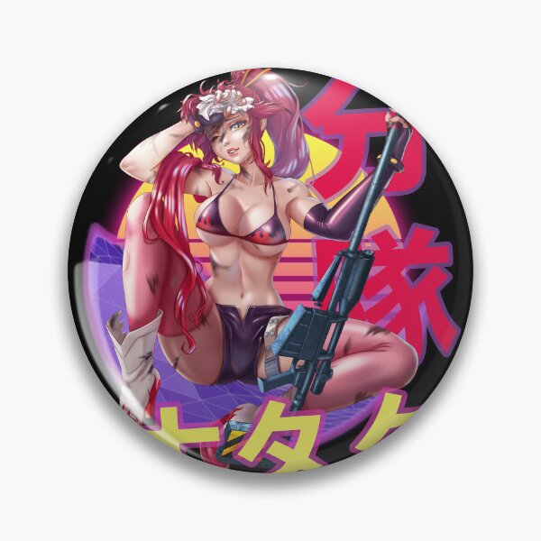 Item preview, Yoko Littner Gurren Lagann Retro Sunset Design designed and sold by Wafusaurus.