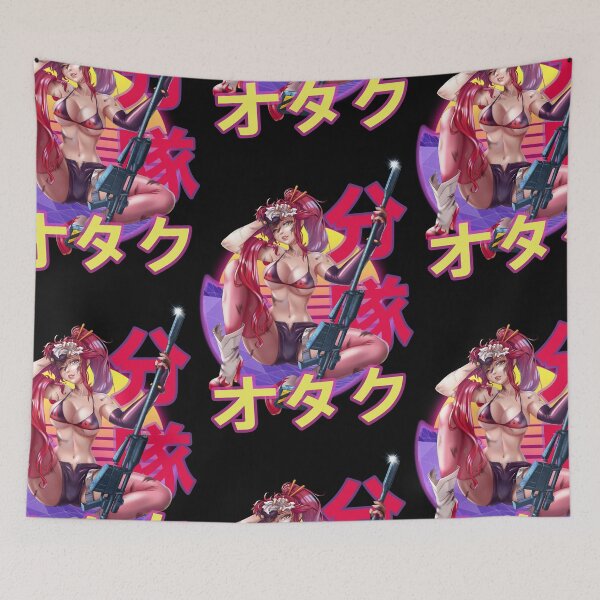 Item preview, Yoko Littner Gurren Lagann Retro Sunset Design designed and sold by Wafusaurus.