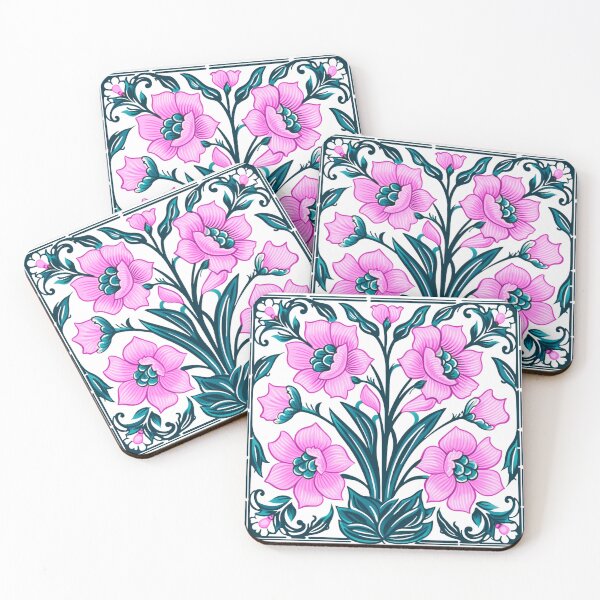 Item preview, Blossoming Elegance - Majestic Pink Floral Pattern  designed and sold by 21 Tulips.