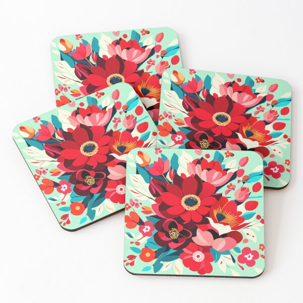 Item preview, Flowers illustration Vector Art Harmony in Bloom designed and sold by AgarutanPrint.