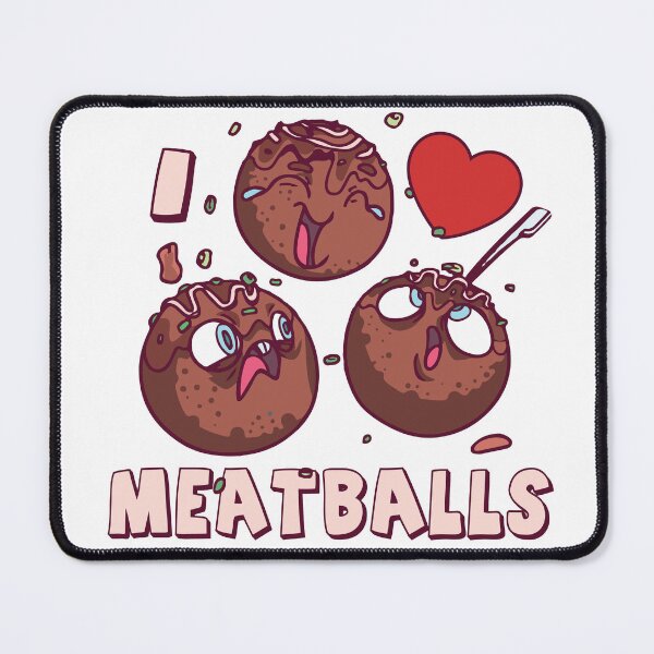 Item preview, I Love Meatballs Meatball Maker Chef Food Lover T-Shirt designed and sold by Kummy Bear Shop.
