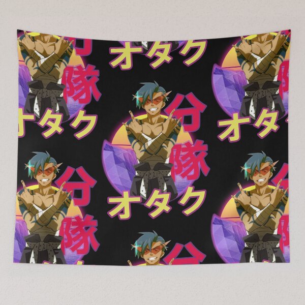 Item preview, Kamina Gurren Lagann Retro Sunset Design designed and sold by Wafusaurus.