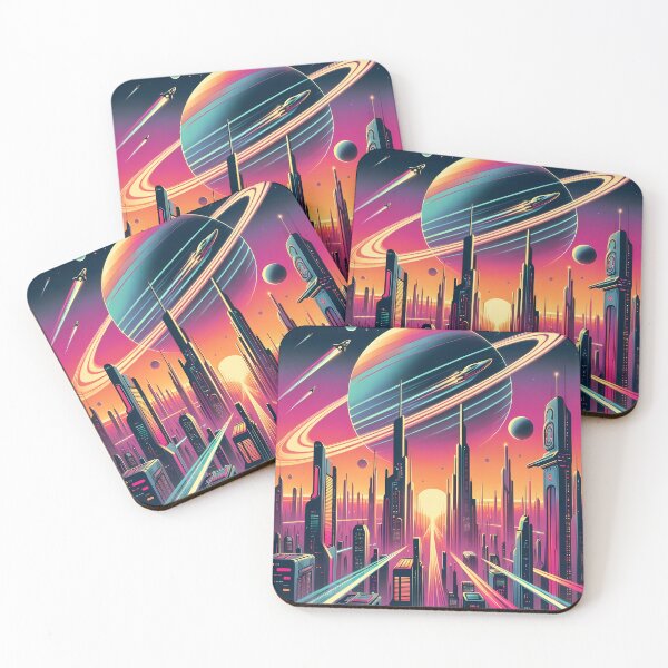 Item preview, Galactic Dawn: Retro-Futurism Reimagined designed and sold by Vitalka-uk.
