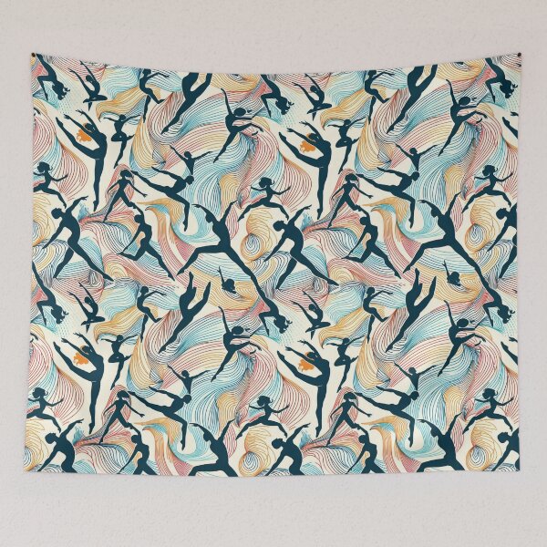 Item preview, Dance Essence: Expressive Colored Outlines for Movement designed and sold by COPYCRAVE.