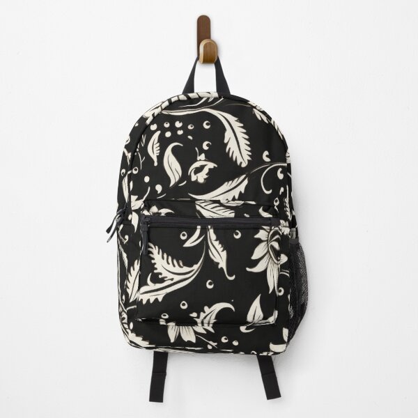 Item preview, Noir Floral Fantasy - Elegant Black and White Sticker designed and sold by 21 Tulips.