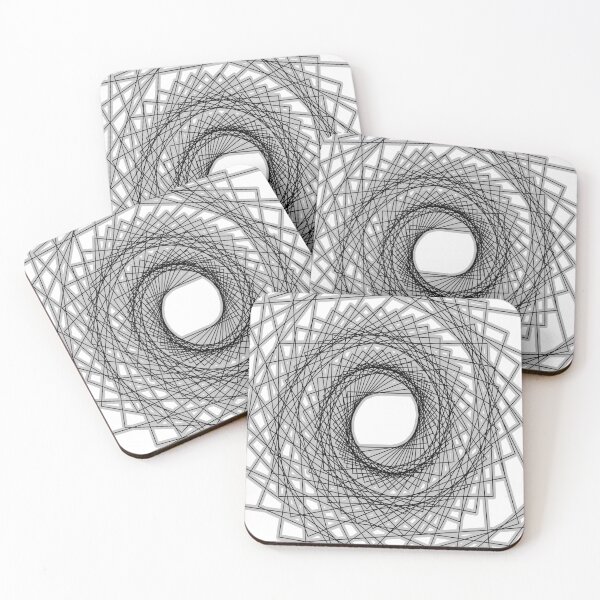 Item preview, Abstract geometric pattern - gray designed and sold by K.S ART.