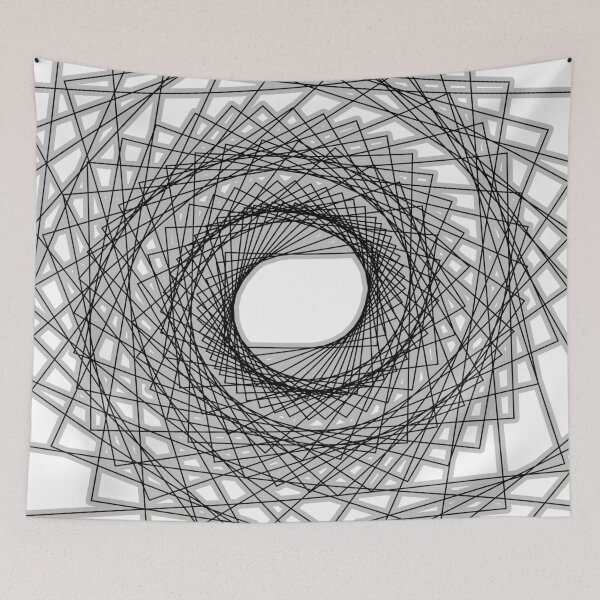 Item preview, Abstract geometric pattern - gray designed and sold by K.S ART.