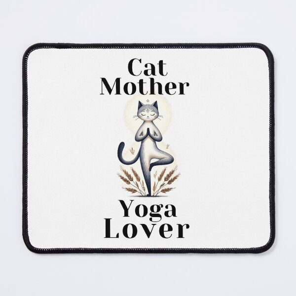 Item preview, Cat Mother Yoga Lover designed and sold by Carthage-Kitten.