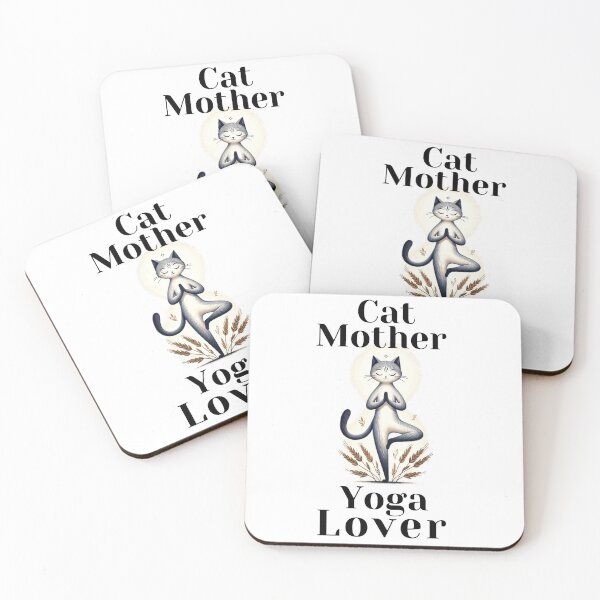 Item preview, Cat Mother Yoga Lover  designed and sold by Carthage-Kitten.