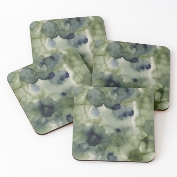 Item preview, Enchanting Echoes Abstract Ink Green designed and sold by buh90.