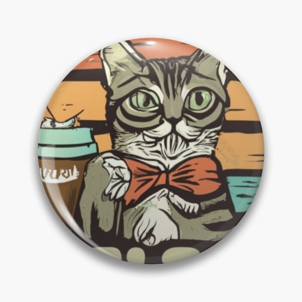 Item preview, retro coffe and cats v3 designed and sold by FenwickDesign99.