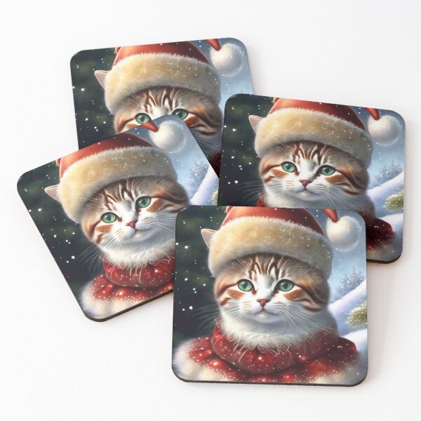 Item preview, Santa kitty designed and sold by M-Y-A-R-T-.