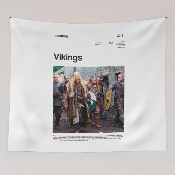 Item preview, Vikings series poster designed and sold by paulrommer.