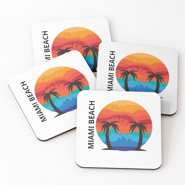 Item preview, Miami Beach Sunset- Palm Sunshine designed and sold by GemaDesings.