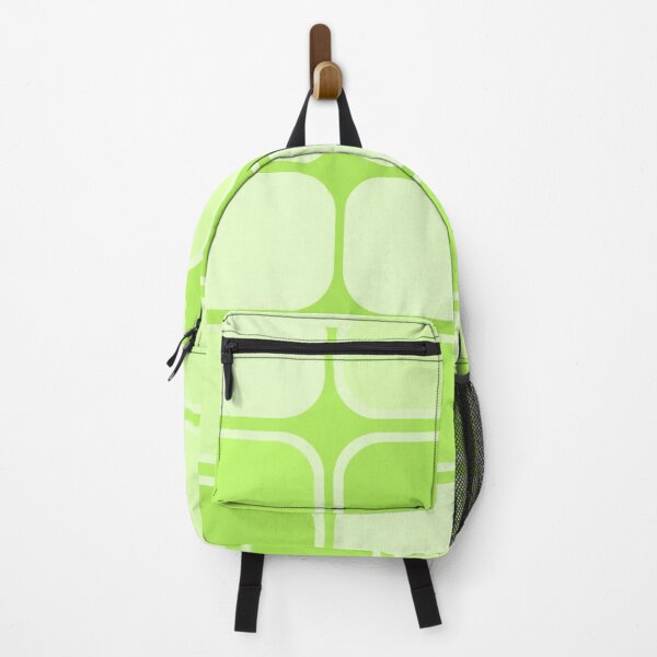 Item preview, Apple green Bauhaus mosaic with rounded rectangles designed and sold by Britta Glodde.
