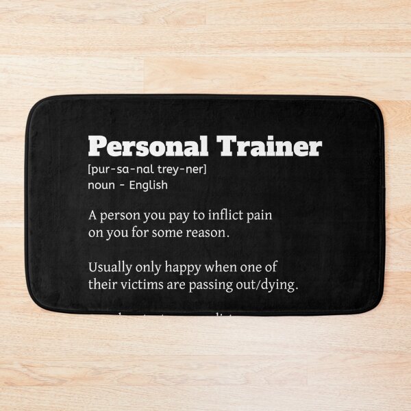 Item preview, Funny Personal Trainer Definition Fitness Coach designed and sold by Superhero Gear.