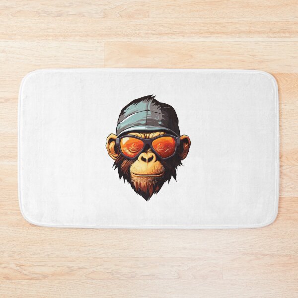 Item preview, Cheeky monkey wearing cap and sunglasses  designed and sold by LionessLove.