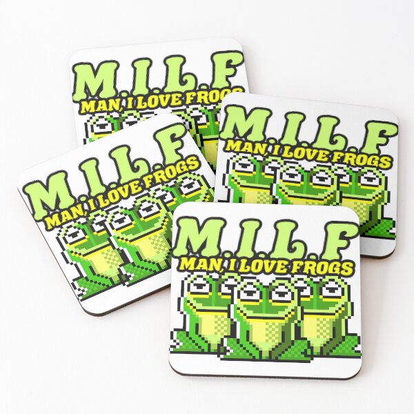 Item preview, MILF - Man I Love Frogs, Amphibian Enthusiast, Nature Lover, Frog Collector, Eco-Friendly, Wildlife Supporter, Green Lifestyle designed and sold by PixStickers.