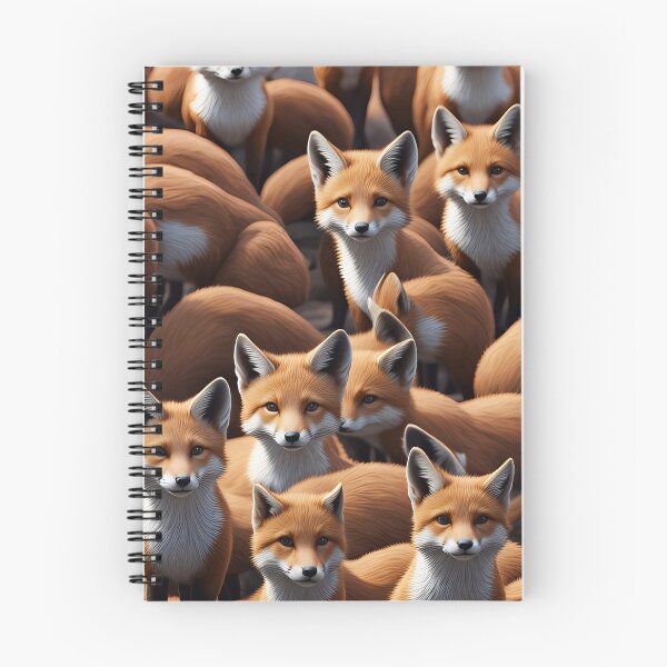 Item preview, A bunch of cute little red foxes  designed and sold by Kaleddis.