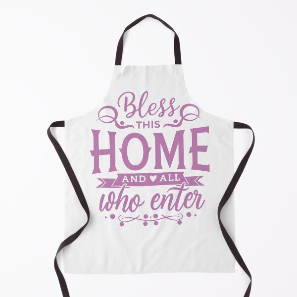 Item preview, Bless this home and all who enter /purple text/ designed and sold by EmeraldeaArt.