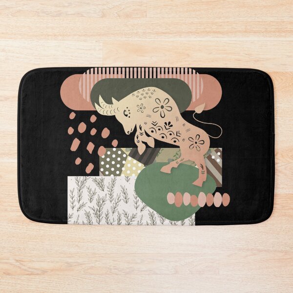 Item preview, Wild bull on Spanish soil - bullfighter is a lifestyle and a lifestyle | Dangerous and beautiful bull, wild animal - boho style designed and sold by Erry-ewell.