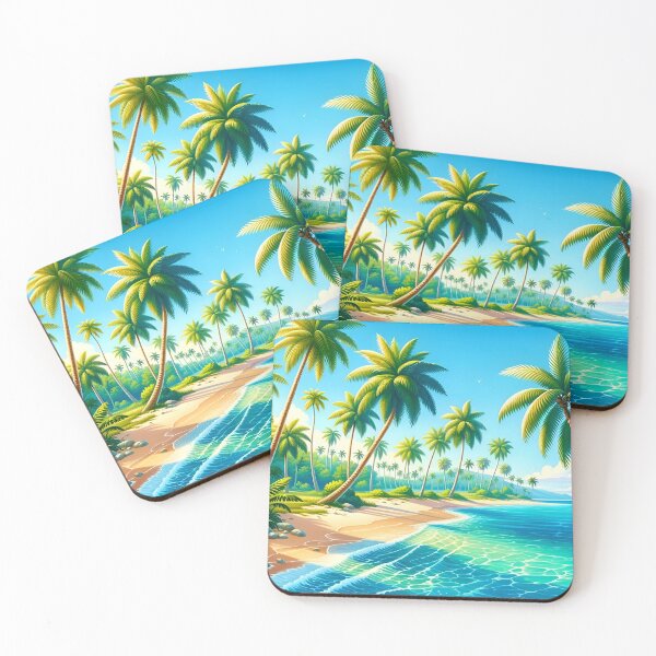 Item preview, "Tranquil Beach Haven" designed and sold by APARTAI EU.