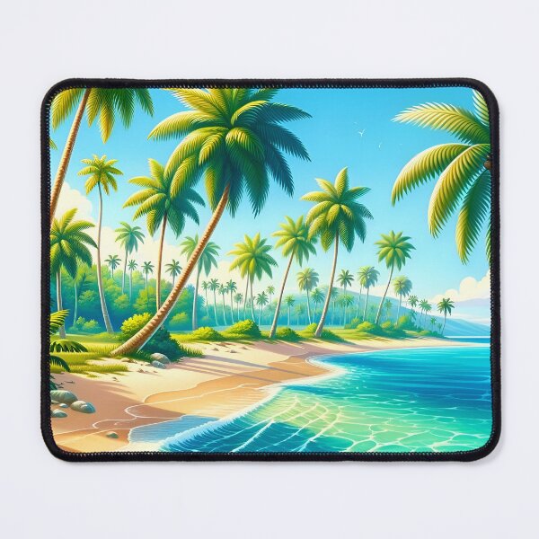Item preview, "Tranquil Beach Haven" designed and sold by APARTAI EU.