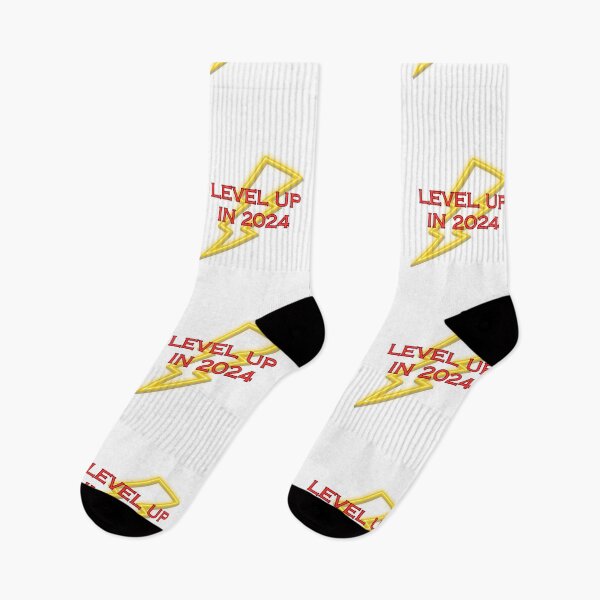 Item preview, Level Up In 2024 Lightning Bolt Design designed and sold by IndreB.