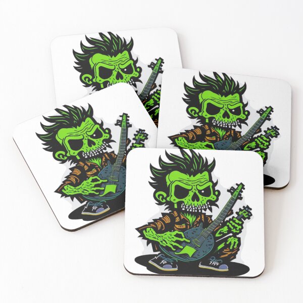Item preview, Green Zombie Playing the Guitar designed and sold by pinksunsets.