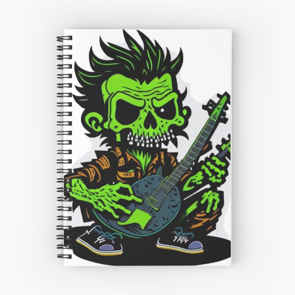 Item preview, Green Zombie Playing the Guitar designed and sold by pinksunsets.