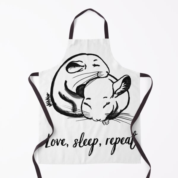 Item preview, Cuddling chinchillas sleeping; love, sleep, repeat designed and sold by Drawmecute.