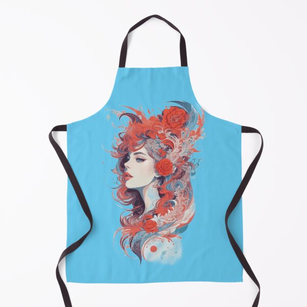 Item preview, Portrait of a girl with hair made of leaves designed and sold by ArtBoom73.
