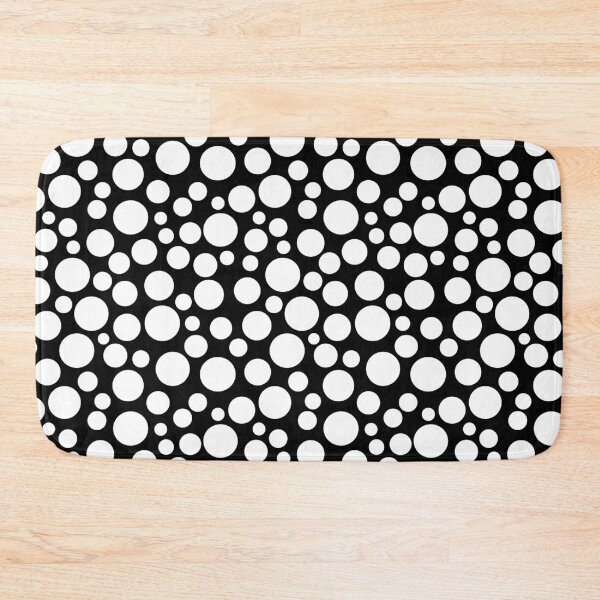 Item preview, Large white with polka dots on black tone designed and sold by fuzzyfox.