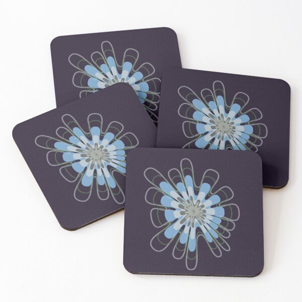 Item preview, Blue Expanding Blossom Stellate designed and sold by Tactux - Digital Artist.
