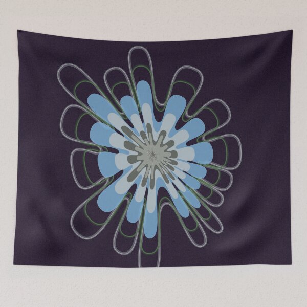 Item preview, Blue Expanding Blossom Stellate designed and sold by Tactux - Digital Artist.