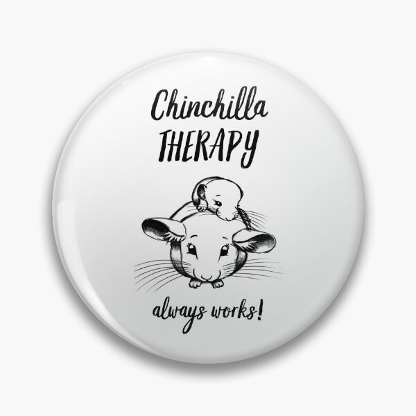 Item preview, Chinchilla therapy with two cuddling chinchillas, mum and baby designed and sold by Drawmecute.