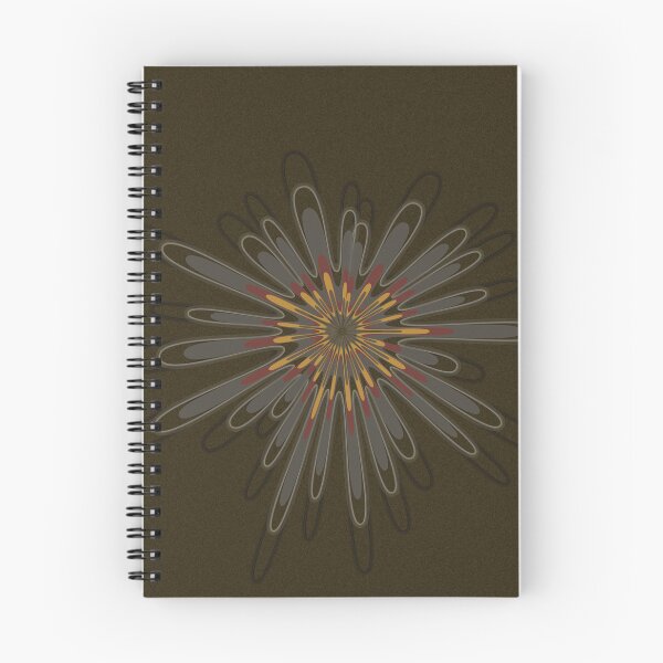 Item preview, Orange Red Expanding Blossom Stellate designed and sold by Tactux - Digital Artist.