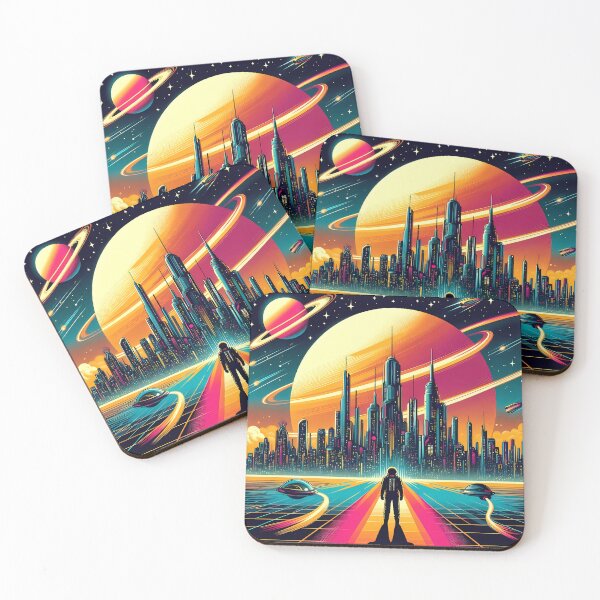 Item preview, Galactic Dawn: Retro-Futurism Reimagined designed and sold by Vitalka-uk.